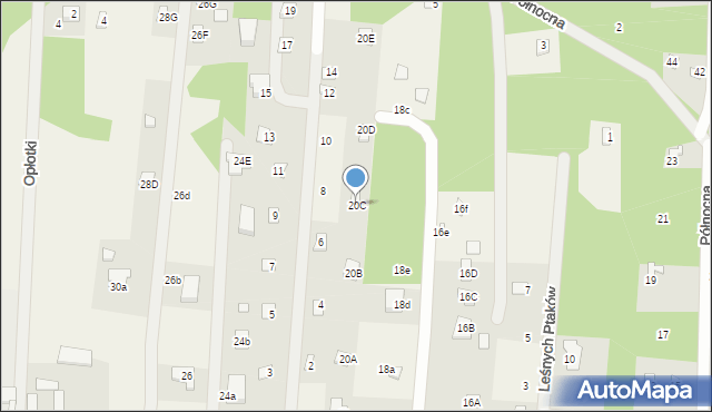 Nowa Wieś, Serocka, 20C, mapa Nowa Wieś