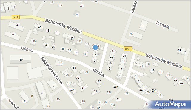 Nowy Dwór Mazowiecki, Segmentowa, 5, mapa Nowy Dwór Mazowiecki