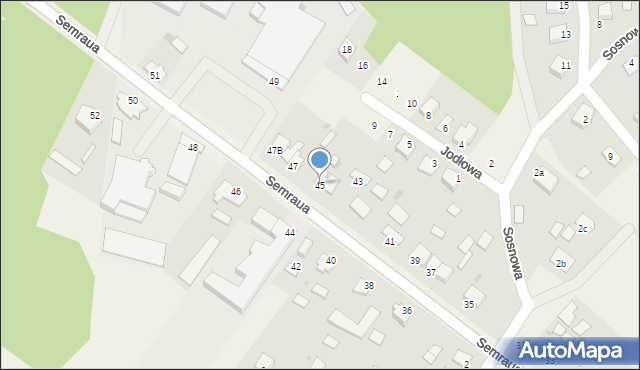 Osie, Semraua, ks., 45, mapa Osie