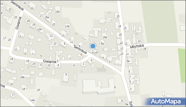 Osie, Semraua, ks., 7, mapa Osie