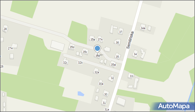 Pinczyn, Semlińska, 35b, mapa Pinczyn