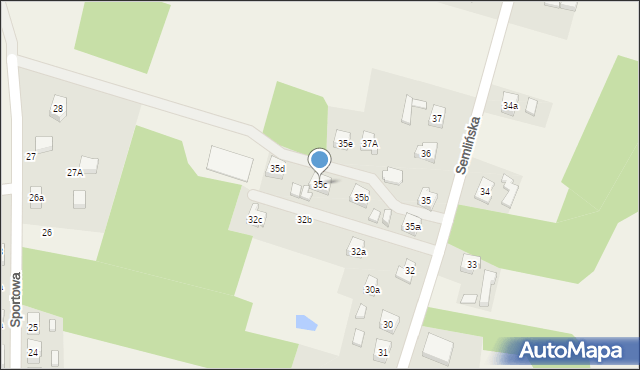 Pinczyn, Semlińska, 35c, mapa Pinczyn