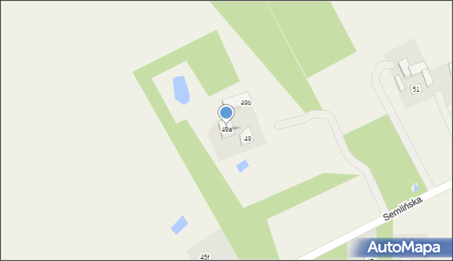 Pinczyn, Semlińska, 49a, mapa Pinczyn