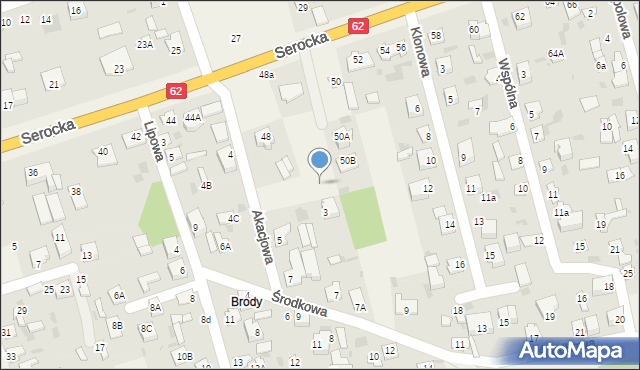 Pomiechówek, Serocka, 48c, mapa Pomiechówek