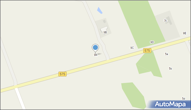 Secymin Polski, Secymin Polski, 9A, mapa Secymin Polski