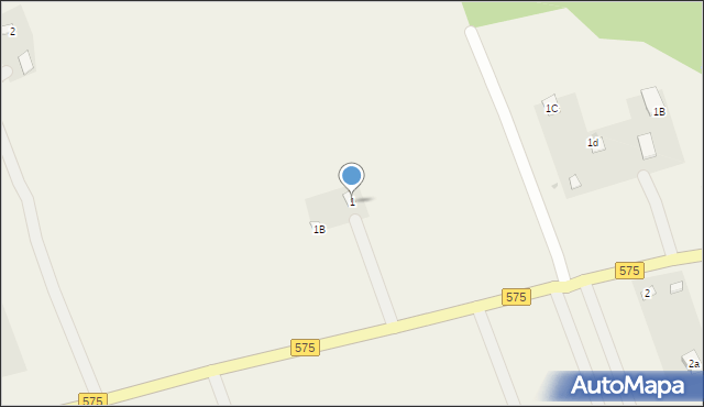 Secyminek, Secyminek, 1, mapa Secyminek