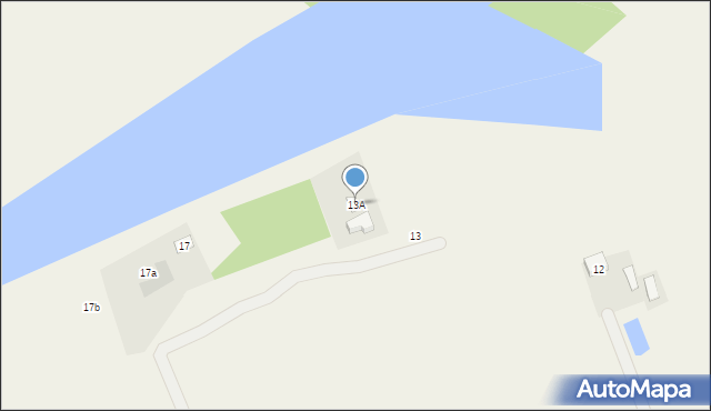 Secyminek, Secyminek, 13A, mapa Secyminek