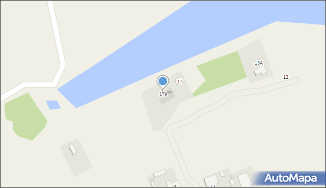 Secyminek, Secyminek, 17a, mapa Secyminek