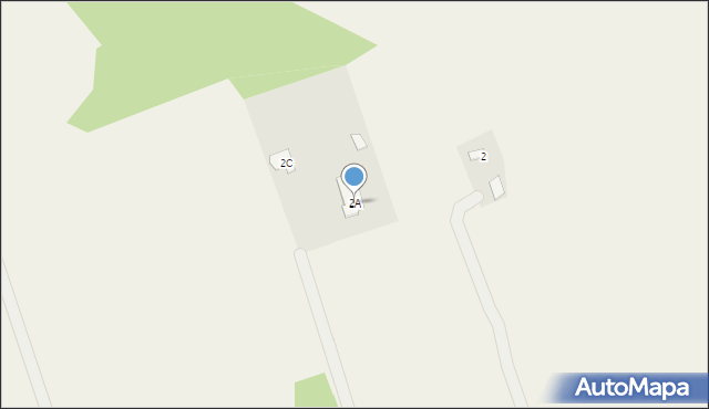 Secyminek, Secyminek, 2A, mapa Secyminek