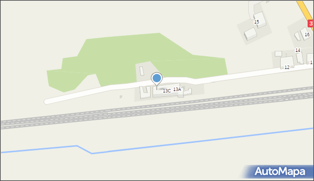 Sęczkowo, Sęczkowo, 13E, mapa Sęczkowo