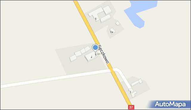 Sęczkowo, Sęczkowo, 5, mapa Sęczkowo
