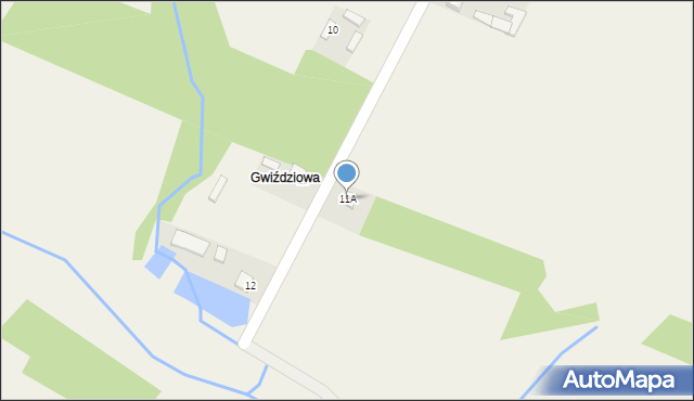 Sędek, Sędek, 11A, mapa Sędek