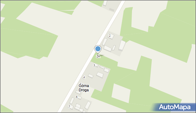 Sędek, Sędek, 2A, mapa Sędek