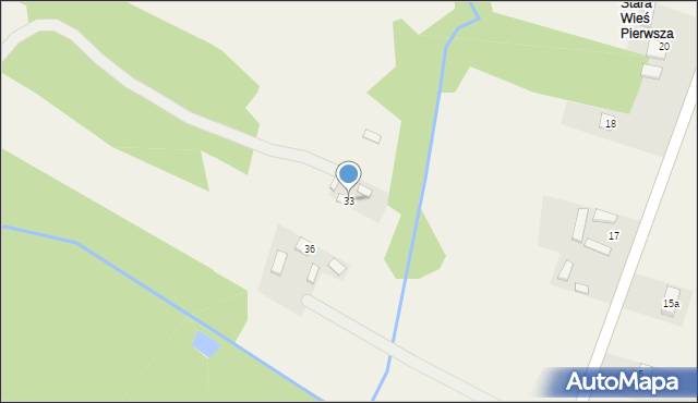 Sędek, Sędek, 33, mapa Sędek