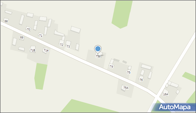 Sędek, Sędek, 73b, mapa Sędek