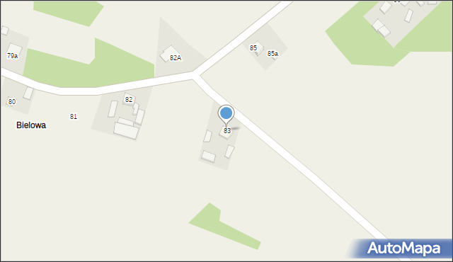 Sędek, Sędek, 83, mapa Sędek