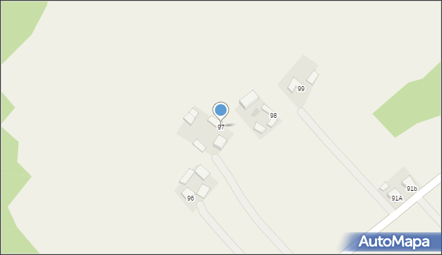 Sędek, Sędek, 97, mapa Sędek