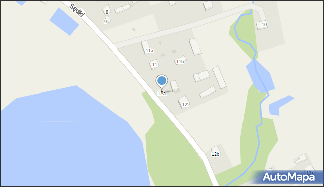 Sędki, Sędki, 12a, mapa Sędki