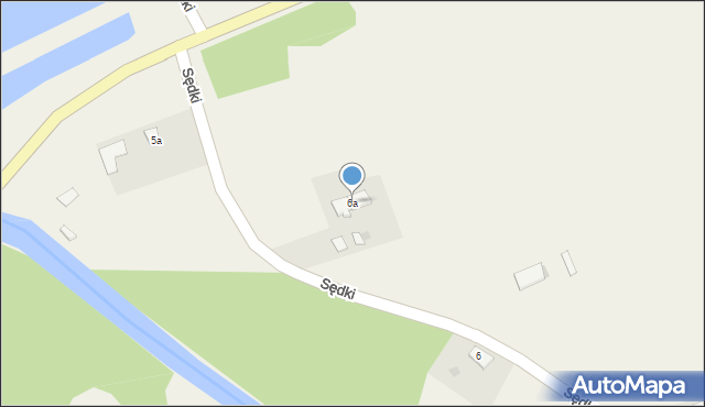 Sędki, Sędki, 6a, mapa Sędki