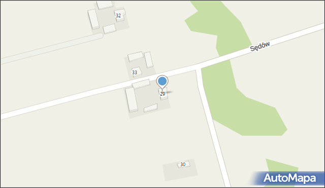 Sędów, Sędów, 29, mapa Sędów