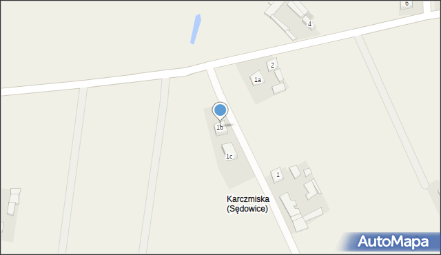 Sędowice, Sędowice, 1b, mapa Sędowice