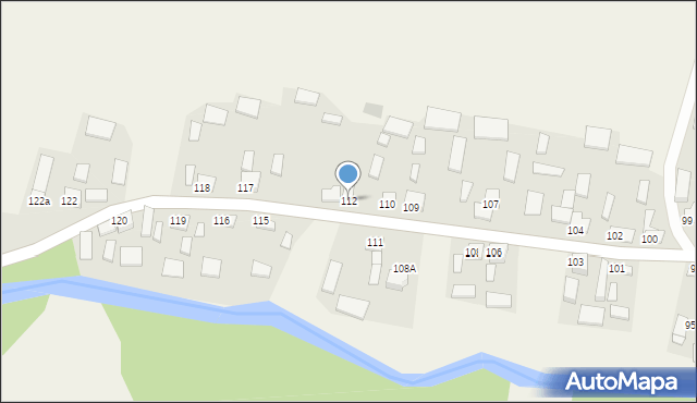 Sędowice, Sędowice, 112, mapa Sędowice