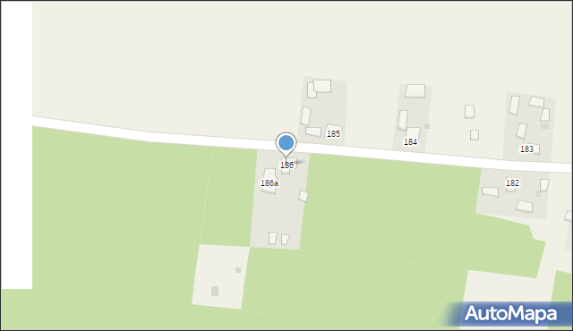 Sędowice, Sędowice, 186, mapa Sędowice