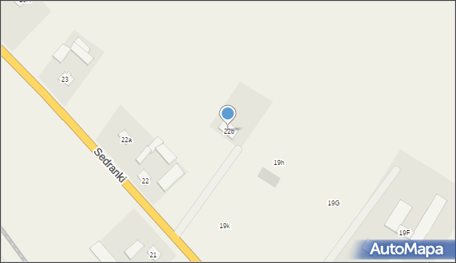 Sedranki, Sedranki, 22b, mapa Sedranki