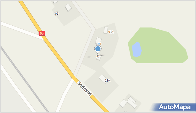Sedranki, Sedranki, 91, mapa Sedranki