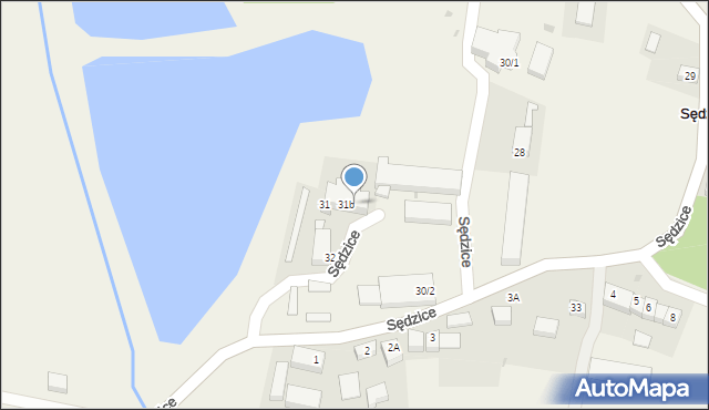 Sędzice, Sędzice, 31c, mapa Sędzice