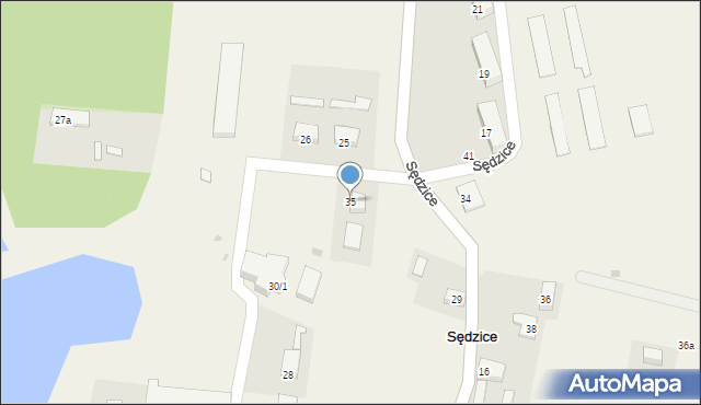 Sędzice, Sędzice, 35, mapa Sędzice