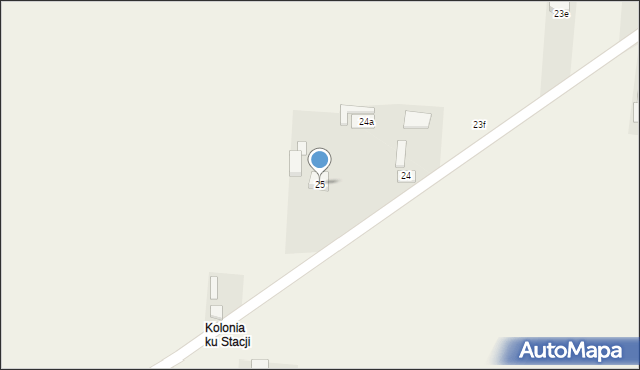 Sędzice, Sędzice, 25, mapa Sędzice