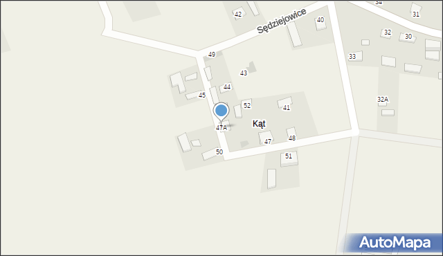 Sędziejowice, Sędziejowice, 47A, mapa Sędziejowice