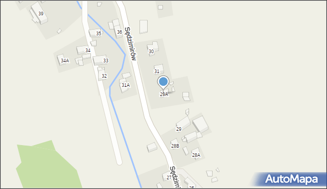 Sędzimirów, Sędzimirów, 29A, mapa Sędzimirów