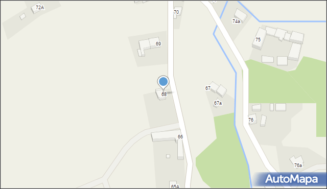 Sędzimirów, Sędzimirów, 68, mapa Sędzimirów