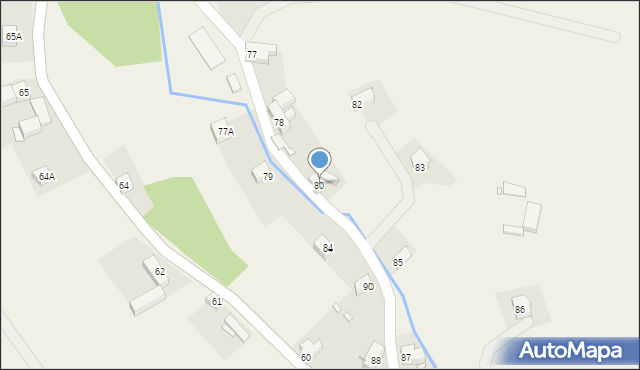 Sędzimirów, Sędzimirów, 80, mapa Sędzimirów