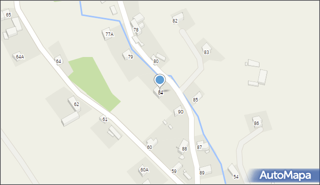 Sędzimirów, Sędzimirów, 84, mapa Sędzimirów