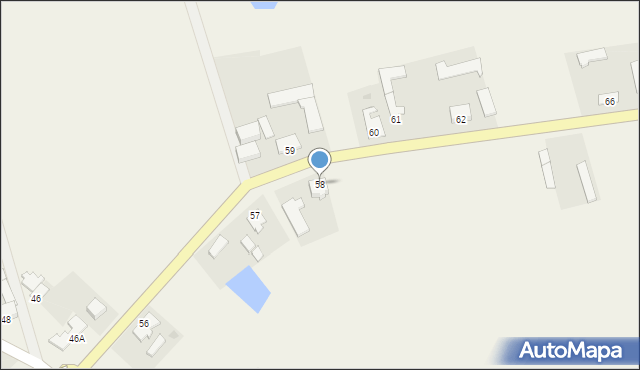 Sędzin, Sędzin, 58, mapa Sędzin