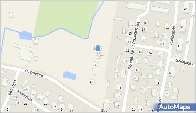 Sędziniec, Sędziniec, 18, mapa Sędziniec
