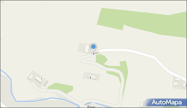 Sędziszowa, Sędziszowa, 9, mapa Sędziszowa