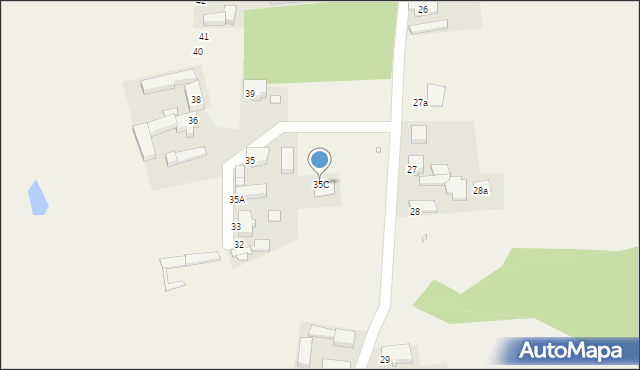 Sękowice, Sękowice, 35C, mapa Sękowice
