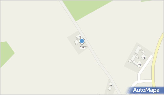 Sękowice, Sękowice, 73A, mapa Sękowice