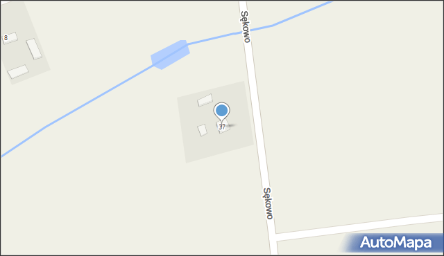 Sękowo, Sękowo, 37, mapa Sękowo