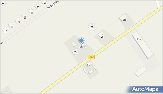 Sękowo, Sękowo, 25c, mapa Sękowo