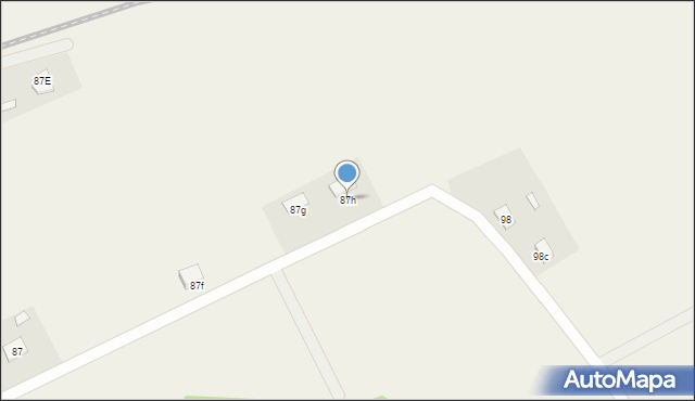Sękowo, Sękowo, 87h, mapa Sękowo