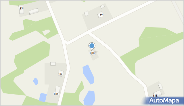 Sękowo, Sękowo, 88a, mapa Sękowo