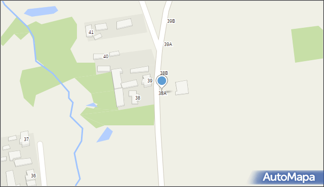 Seligów, Seligów, 38A, mapa Seligów