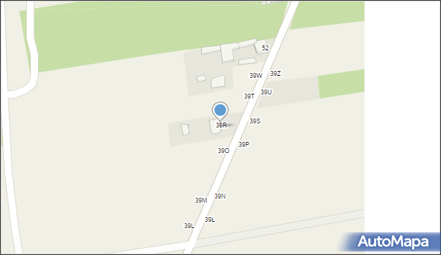Seligów, Seligów, 39R, mapa Seligów