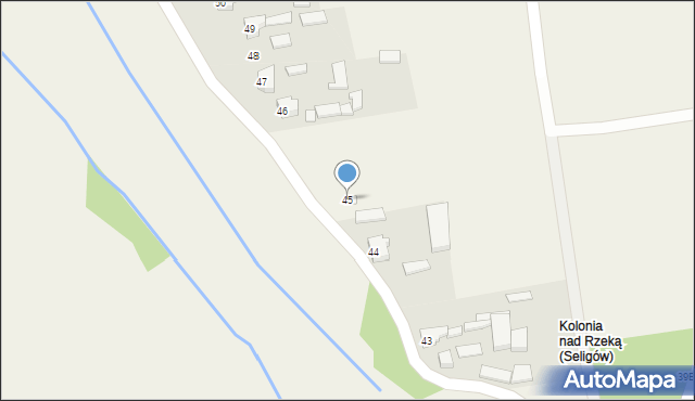 Seligów, Seligów, 45, mapa Seligów