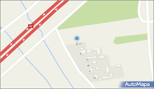 Seligów, Seligów, 51, mapa Seligów